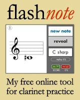 banner-flashnote Free online tool for clarinet practice